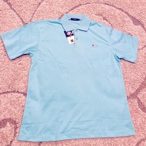 NWT Burberry short sleeve polo shirt, size L